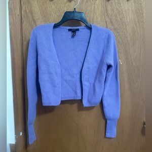 Forever 21 Lavender Cardigan